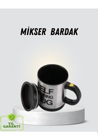 Resim Akıllı Kendi Kendini Karıştıran Termal Kupa - Paslanmaz Çelik 