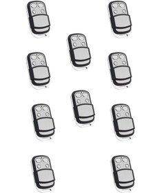 Resim smackbio 10 Adet - 433 MHz AKILLI KODLANABİLİR OTOPARK BARİYER GARAJ KEPENK KUMANDASI (OPK-433) - 