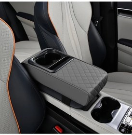 Resim Chuangyinshop Gri Sun Visörü Saklama Kutusu Otomobil Araç İçi Aksesuar Çeşitli Modeller İçin 