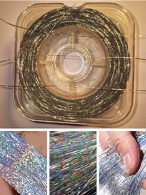 Resim Eagenset Çapari Simi Lazer Hologram Gümüş Gri Makara Sim 