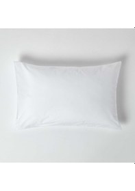 Resim Yastık Kılıfı 2 Adet %100 Pamuk Yastık Kılıfı Seti - Beyaz 