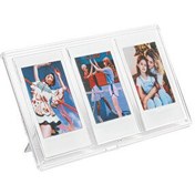 Resim Fujifilm Instax Mini Film Uyumlu 3'lü Pleksi Fotoğraf Çerçevesi 
