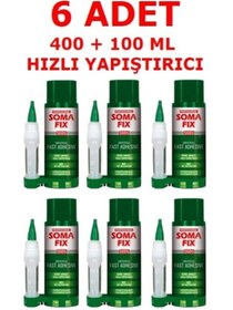 Resim Somafix SOMAFİX S665 (6 AADET) MDF HIZLI YAPIŞTIRICI 400 ML 