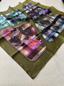 Resim Twill İpek Eşarp 87050-07 