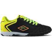 Resim Slazenger Hugo Hs Erkek Halı Saha Siyah / Sarı Futbol Ayakkabısı Siyah / Sarı 