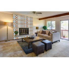 Resim Tink Kendinden Yapışkanlı Fas2 Desenli Pvc Karo 15X15 cm 10'lu Paket 