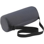 Resim Novahub Koyu Gri Lomber Rulo Yastık Bellek Köpük Sırt Ağrısını Rahatlatmak Duruş Geliştirmek Bel Desteği Ev Araç Aksesuarları 