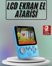 Resim 666 Oyunlu Retro El Konsolu Atari 3.5 İnç Taşınabilir Oyun Konsolu, Ürün Kodu: TEK-CC6DEBCA6BB02042BBD20-CAN 