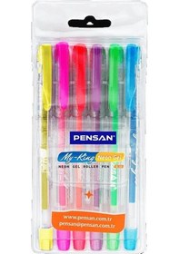 Resim Pensan Neon Jel Kalem 6'li 