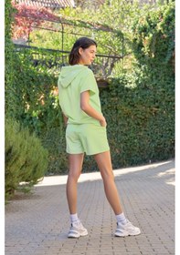 Resim Monamise 22073 Kadın Şortlu Eşofman Takım-yeşil Yeşil 