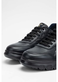 Resim Callaghan Erkek Hakiki Deri Siyah Deri Sneakers & Spor Ayakkabı 618 55340 Erk Ayk Sk23/24 Sıyah Dr Siyah 