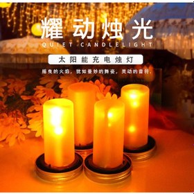 Resim 4'lü Solar Kavanoz Işığı Huiliang Diğer 