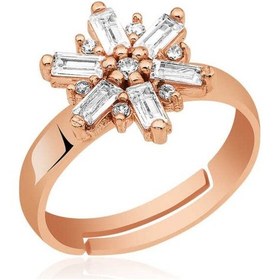 Resim ​Gümüş Rose Rüzgar Gülü Yüzük (551173341) 