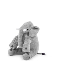 Resim Fil Uyku Arkadaşım Peluş Fil Orta Boy Gri 