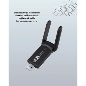 Resim Aesco AC1200 USB Wifi Adaptör - Lisinya 