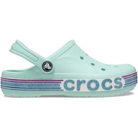Resim Crocs Bayaband Rainbow Glıtter Clg K Simli Kız Çocuk Terlik 209730 209730 4ss Su Yeşili 