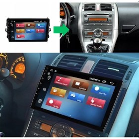 Resim Toyota Auris Android Multimedya Sistemi 2-32 Myway 2007-2012 9" 