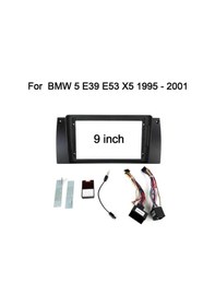 Resim Bmw E39 Uyumlu 9 İnç Multimedya Çerçevesi Ve Soket 