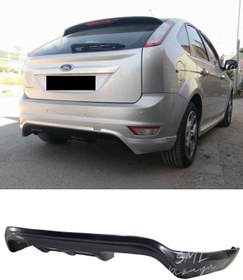 Resim SML Dizayn Ford Focus 2.5 2010-2011 Hatchback Arka Ek-difüzör (PLASTİK) Focus Arka-difizör-bodykit-ek 