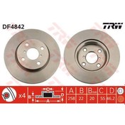 Resim Trw DF4842 FREN DİSKİ ÖN YARIS 05-11 / CHARADE 11- FRANSIZ HAVALI 