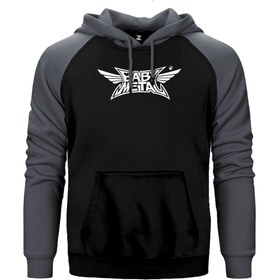 Resim Babymetal Logo Çift Renk Reglan Kol Sweatshirt / Hoodie - M / Gri 