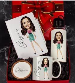 Resim Ejoya Kişiye Özel Karikatür Tasarım Hediye Paketi 96637 