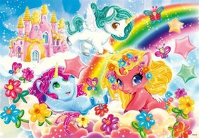 Resim Ravensburger 2x12 Parça Puzzle Unicorn 050284 