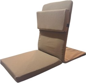 Resim Backjack XL Meditasyon Sandalyesi, Yastıklı, 55x40x40 cm, Fermuarlı Kılıf (Kahve) 