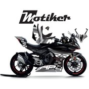 Resim Cfmoto 450sr Hp4 Rr Gri Motosiklet Kaplaması 