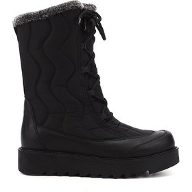 Resim Gönderi R Siyah Bağcıklı Termo Taban Comfort Kar Botu Siyah 