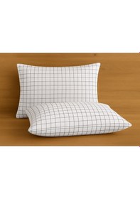 Resim Desenli Pamuklu Yastık Kılıfı 2 Adet 50 X 70cm Siyah 