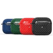 Resim Airpods 3. Nesil Uyumlu Kılıf Silikon Karbon Silikon 05 Siyah 