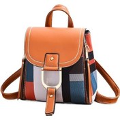 Resim Supermarket1 Yeni Kore Tasarımı Kadın Sırt Çantası 2022 - Yumuşak Deri, Büyük Kapasiteli, Moda Çantası, Seyahat Ve Okul İçin Toprak Sarısı Çok Renkli 