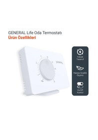 Resim Therma Ht110s Rf Kablosuz Oda Termostatı - Beyaz 