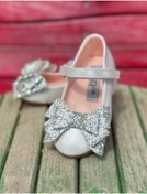 Resim Surpie Shoes Kız Çocuk Ortopedik Pullu Fiyonk Detaylı Çocuk Ortopedik Babet 