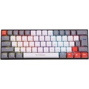 Resim Torima Tk-11 Beyaz Mekanik Kablosuz Blue Switch Rgb Işıklı Gaming Sarjlı Q Klavye 