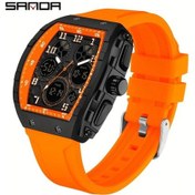 Resim Oldfriend Sanda Erkek Alarmlı Kronometre Dünya Saati Siyah Altın Sportif Suya Dayanıklı Kol Saati Diğer 