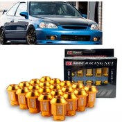 Resim Honda Civic 1996-2001 Bijon Takımı Sarı 20 Adet D1 Spec 