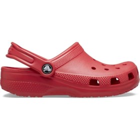 Resim Crocs K Classic Clog K Kız Çocuk Terlik 33-34 Kırmızı Silikon/Plastik Konforlu Kullanım 