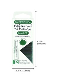 Resim Monteverde Dolma Kalem Kartuşu California Teal G305Ct 