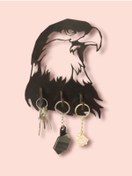 Resim GEEG Dekoratif Kartal Anahtarlık Askısı Antre Duvar Süsü Anahtar Düzenleyici Organizer 