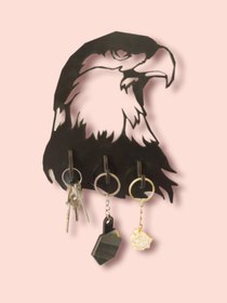 Resim GEEG Dekoratif Kartal Anahtarlık Askısı Antre Duvar Süsü Anahtar Düzenleyici Organizer 