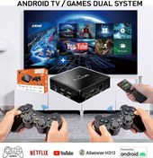Resim DAAS Android Tv Box 2.4g 10k Ultra HD 64 GB TV BOX Hafıza 10000 Retro Oyun Konsol Game Stick M8 Pro 