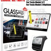 Resim 2-in-1 Tesla Model Y 2025 ve Tesla Model 3 Highland / için Tesla 3/Y Merkez Kontrol Ekran Koruma Filmi 39.12 cm ve Arka 20.32 cm Ekran Koruma Filmi, Otomatik Araç Aracı Mat Cam, Gösterge Paneli Dokunmatik Ekran Aksesuarı, tesla aksesuarları, serin araba aksesuarları 