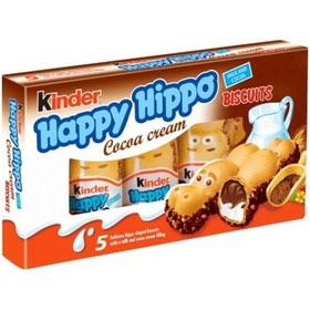 Resim Kinder Happy Hippo 5'li Bisküvi 103 G 