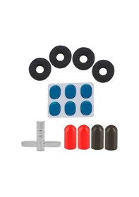 Resim Pazly Davul Aksesuarları Seti 4 Felt Yıkama + 4 Çubuk Ucu + 6 Pad + Ayarlama Anahtarı 