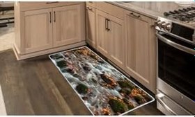 Resim Colorix Carpet Kaymaz Taban Tezgah Önü Mutfak Paspası 75x150 Cm No: 314 