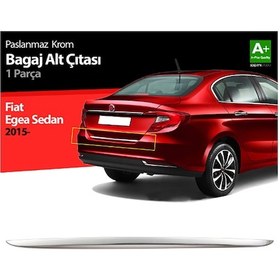 Resim Fiat Egea Sedan Krom Bagaj Alt Çıtası P.çelik 