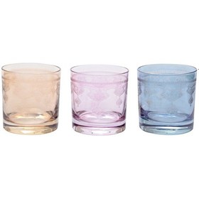 Resim Lıvıano M00624-KS Viski Bardağı 6 Parça Armoni 3 Renk Asorti 