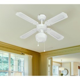 Resim Magnotto Vantilatör Avize Lamba Tavan Vantilatörü Pervaneli Avize Işıklı Vantilatör 107 Cm Çap 